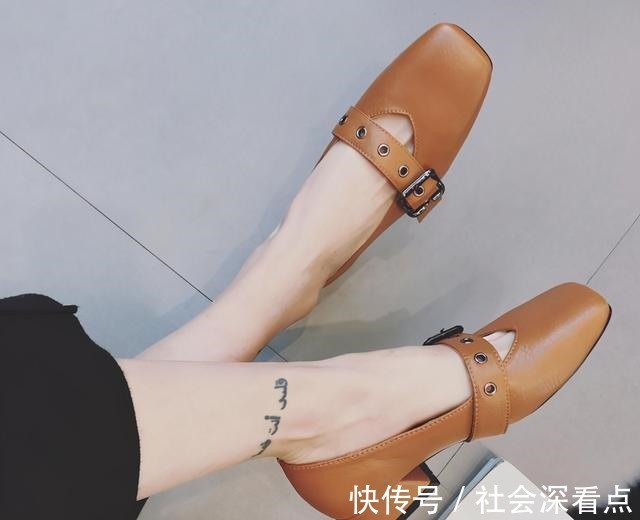 单鞋 时下流行的8款粗跟单鞋,你要的舒适显高它都有,真的美出范了!