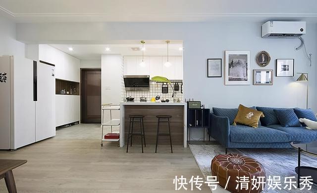 吊顶|80㎡装完仅5.5万,全屋乳胶漆不吊顶不做造型,颜值却相当高