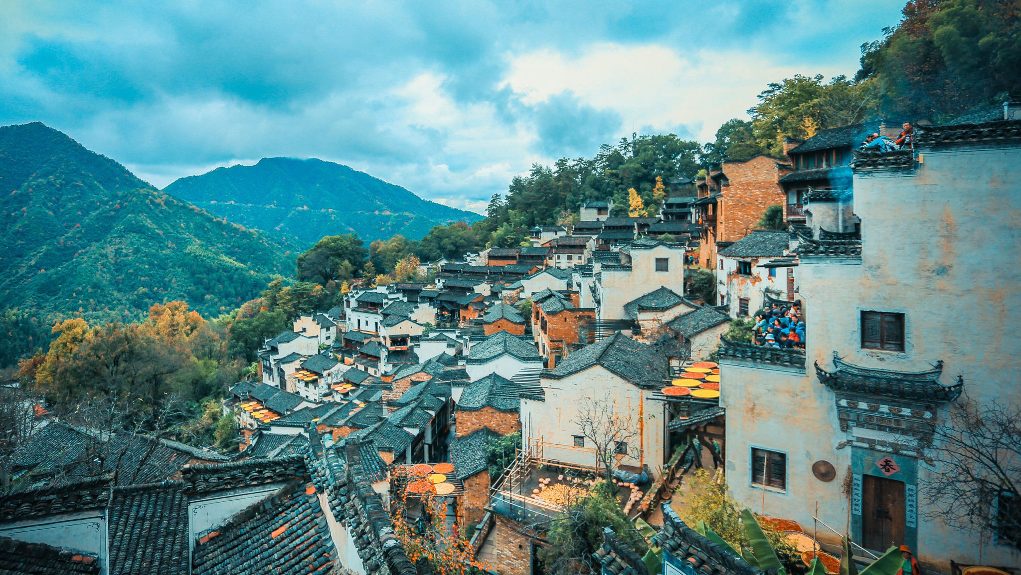 秋游篁岭，绝佳景色