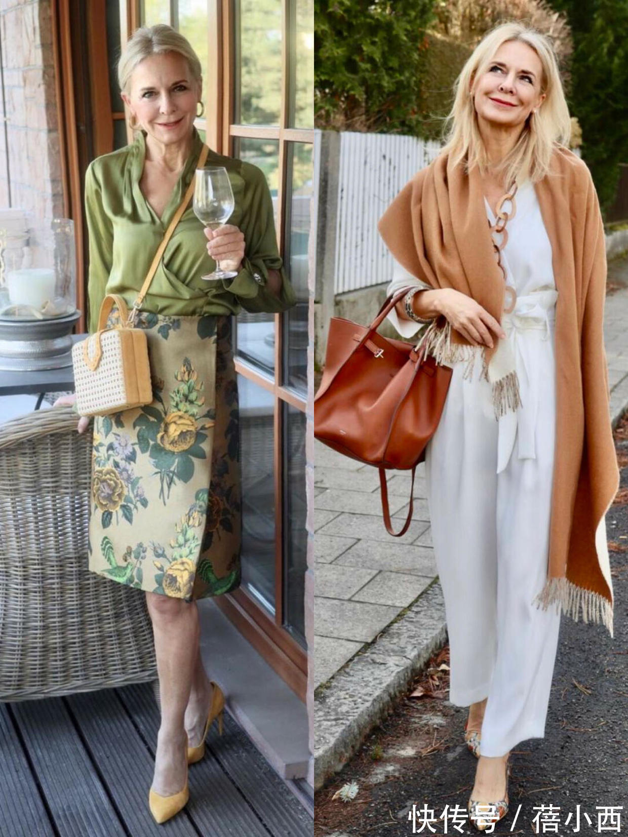 外表|50+姐姐别焦虑了，学习“大龄博主”穿搭，中年也能拥有时髦外表