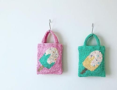 编织|把编织玩出新创意,棒针、钩针结合起来,提花也能用钩针表现