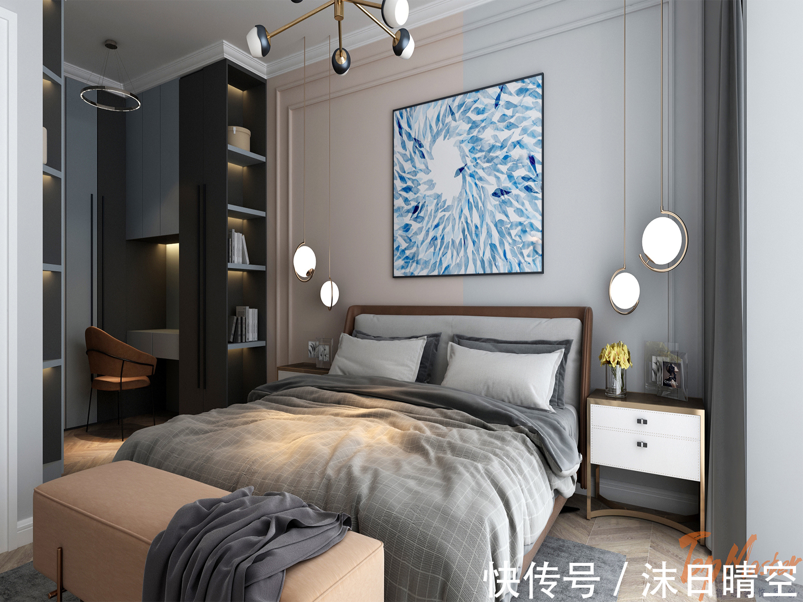 轻奢|白鹿城166㎡现代轻奢风格,轻度的奢华