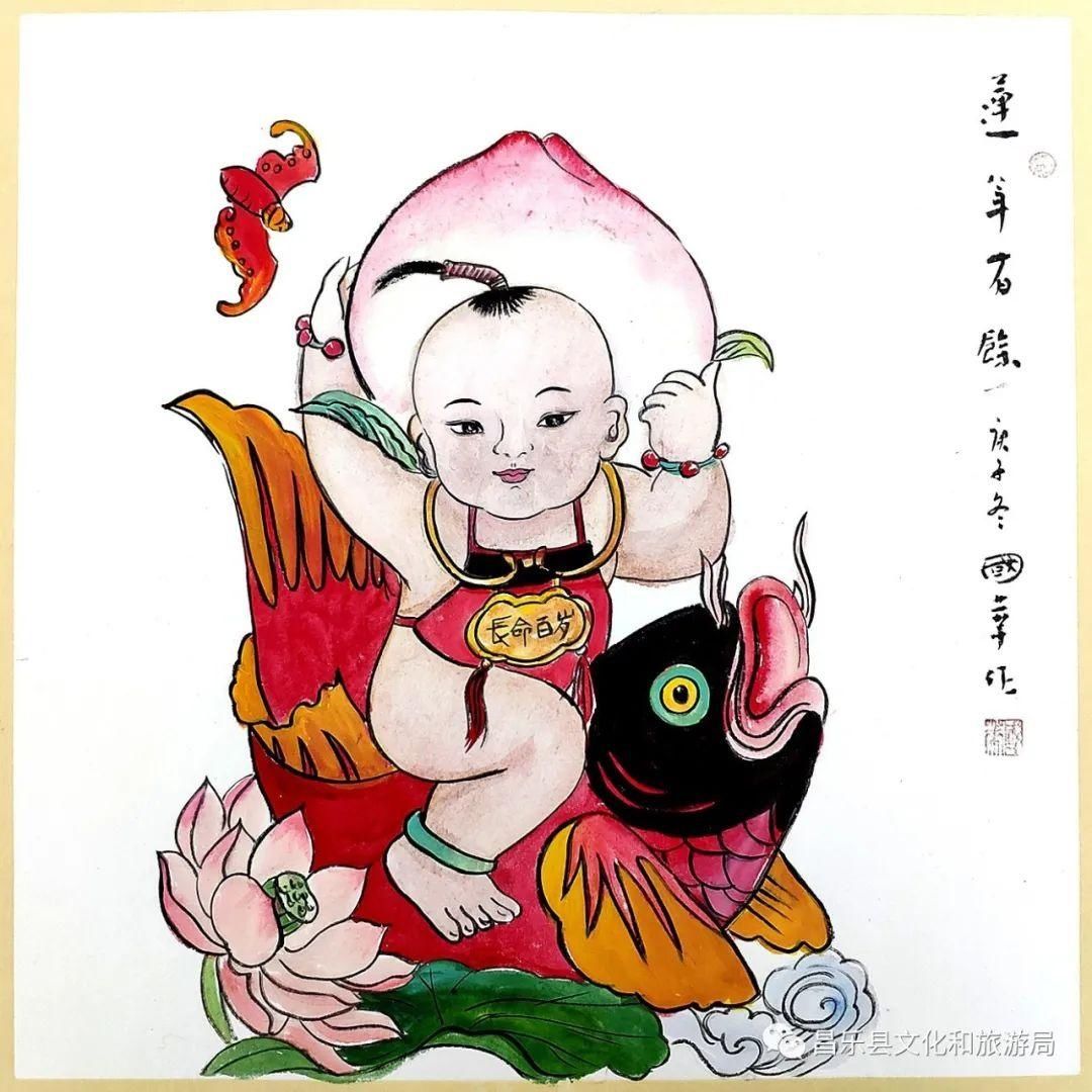  昌乐县手绘年画作品展成功举办