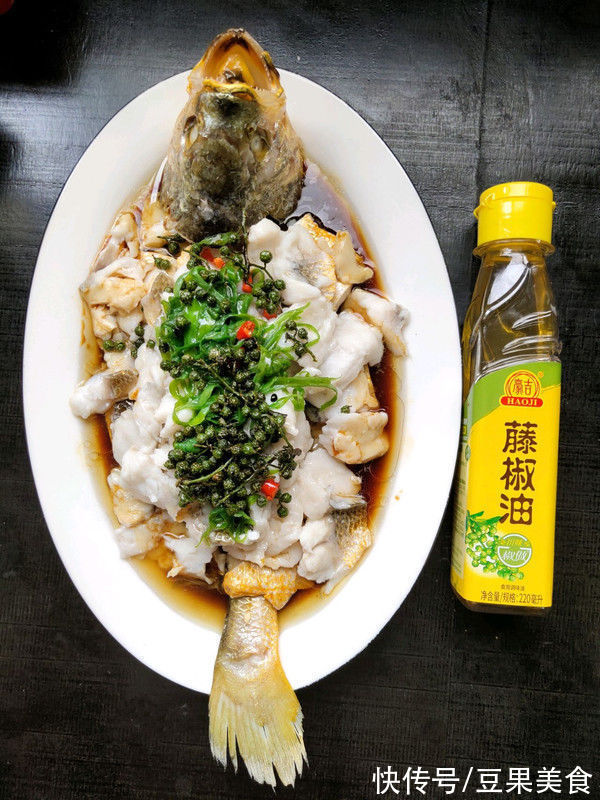 从来没想过#清香麻爽秒入魂#藤椒黄花鱼～还能这么做