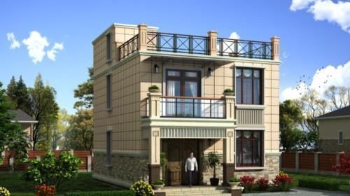 进深|两套面宽8米的农村二层别墅,一套3室一厅,一套5室1厅,区别在哪