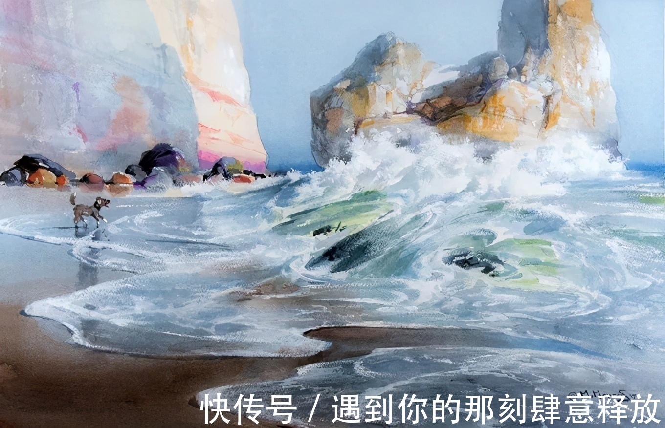 马希尔·摩科斯&优雅浪漫的绘画,太美!真想钻进他的画里!