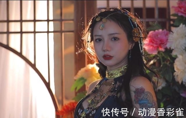 COS|高颜值美女COS永劫无间迦南,只因身材太好,播放量破百万