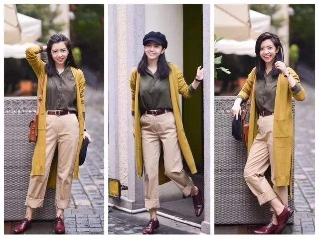 小仙女 大衣搭配针织衫和半身裙,穿出不一样的气质高级感,美出了新高度