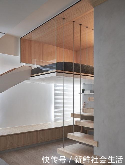 走廊|这是我见过最干净的家,将卧室悬空,完工堪比多间房,太实用了!