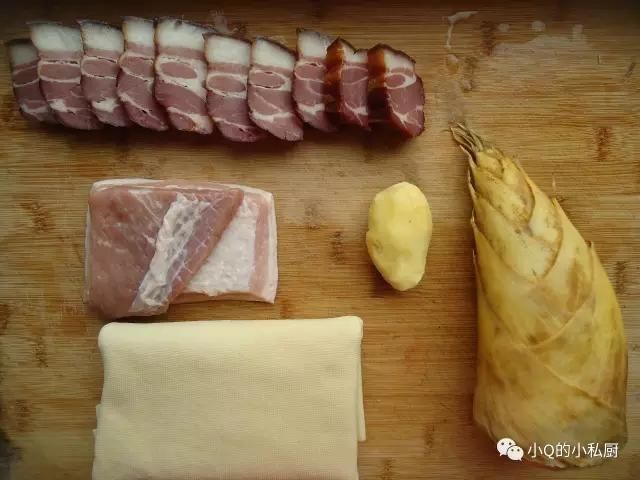 砂锅|今天的菜又脆又肥又不腻竹笋好吃、脆嫩、健康、开胃