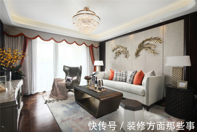 现代|128平将经典与现代的元素结合,打造一种低调奢华家居氛围