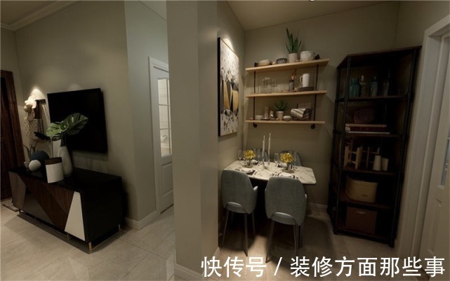 家装|46㎡北欧风格家装样板房,空间小不用怕,住着舒服更重要