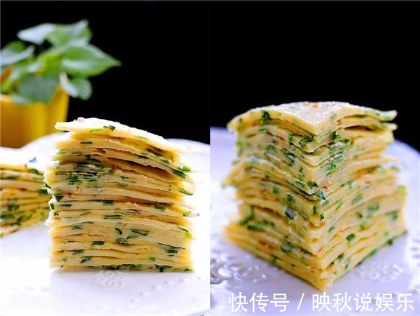 面糊|鸡蛋和韭菜也可以做早餐饼这样做鸡蛋饼，每天当早饭都不会腻！