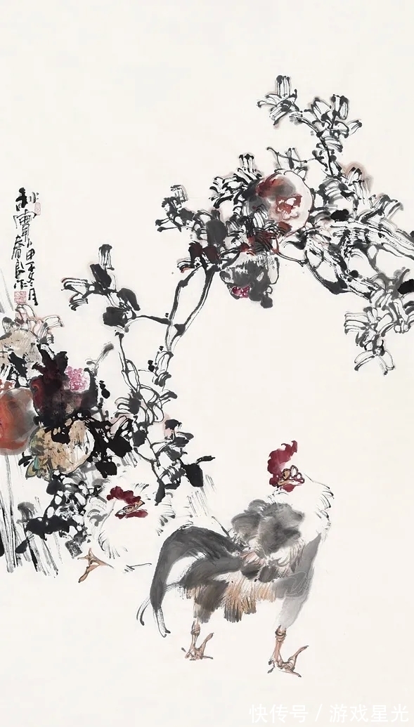 文脉&西安中国画院|王春良的写意花鸟画,得文脉正气