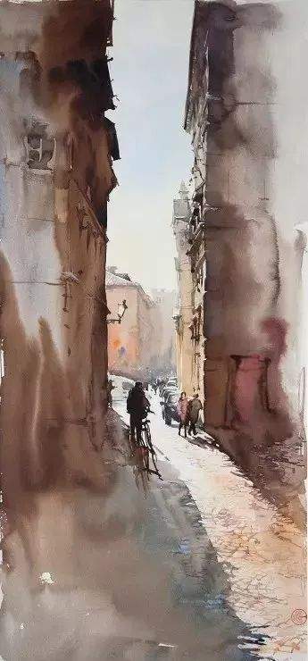 风景|风景诱人!这样的水彩作品,怎能不爱?