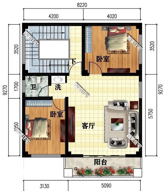 户型|邻居笑我家宅基地太小，找朋友设计了这个户型，房子建成打脸他们