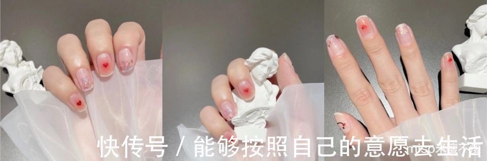 玻璃感|玻璃感腮红美甲,通透像果冻,你的指尖也会害羞吗?