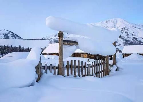 新疆冬天最美的村庄，还是中国仅存的3个图瓦人居住地之一！