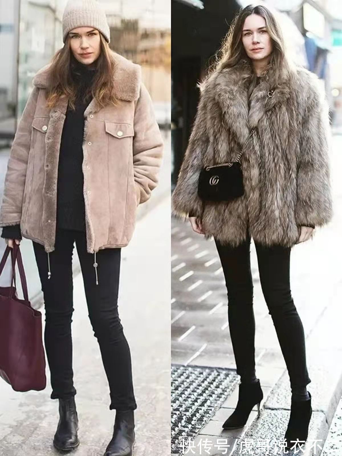 caroline 冬季还是穿“短靴”更时髦,万物皆可搭就算了,还兼顾温度与风度