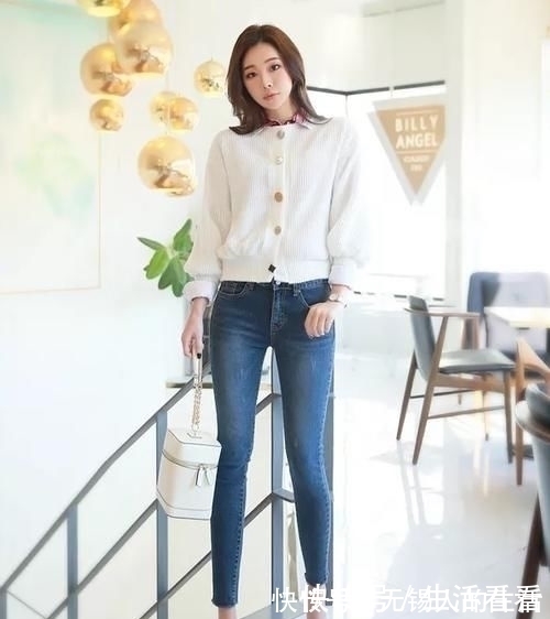 牛仔裤 紧身牛仔裤,修身塑形,完美的比例分割,独到好处
