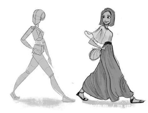 衣服#画衣服褶皱全凭感觉?教你如何才能画好衣服褶皱!