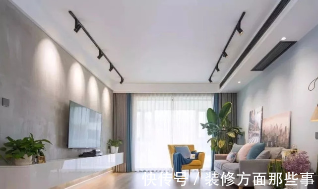 客厅|109平北欧风三居室,灰蓝搭配构造一个小清新的家