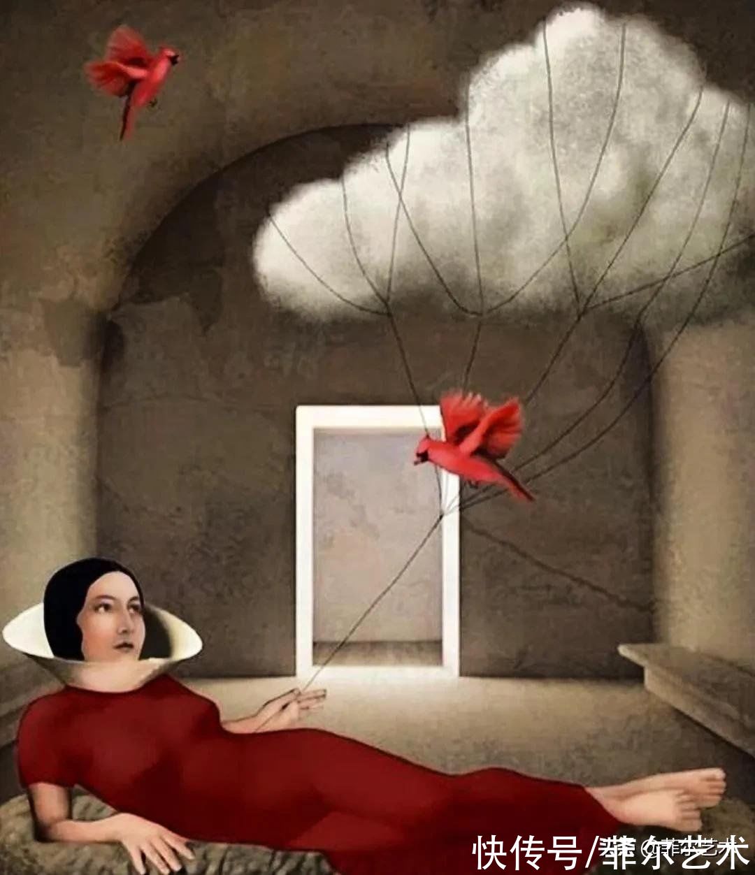 佩特里利！意大利达利亚·佩特里利超现实的、空灵的女性形象油画作品欣赏