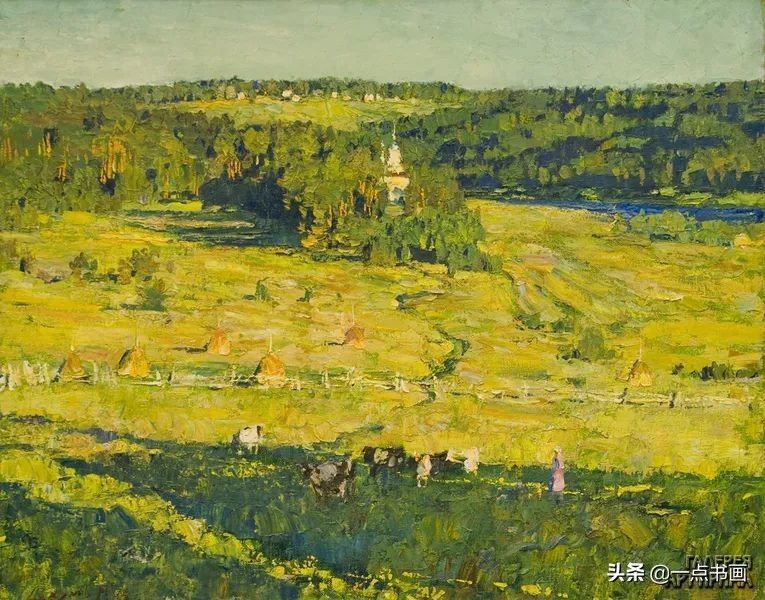 美术学院#阿巴库莫夫:被誉为俄罗斯的金笔,其画笔下都是净化的世界