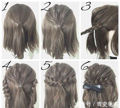 编发|已经腻了普通的公主头吗？短发各种编发造型，绑出时尚公主头！