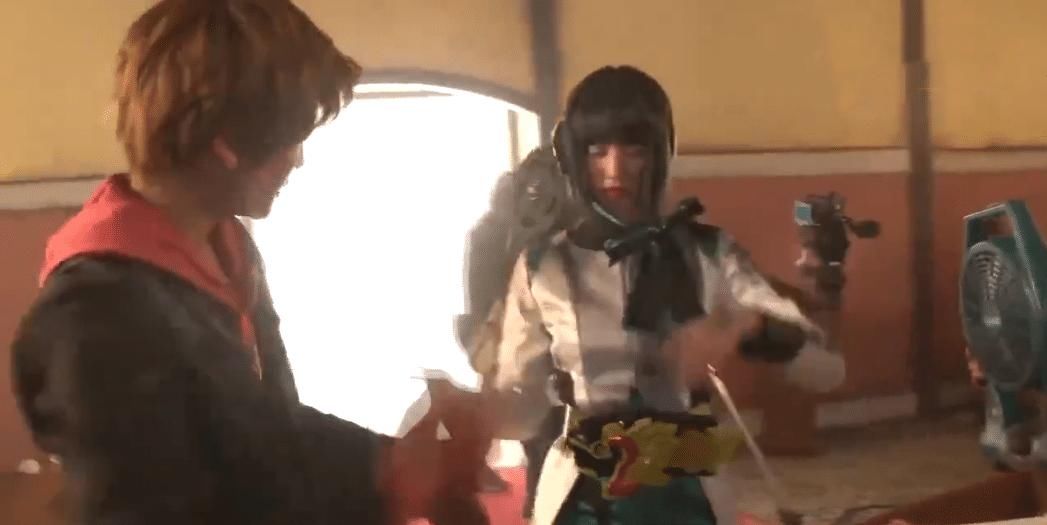 花絮|假面骑士零一外传花絮，或人现场教伊兹变身，伊兹瘦脸回归超可爱