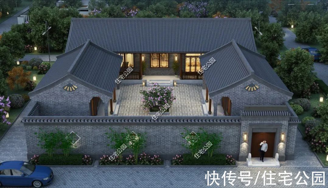 大宅|精选15套中式大宅,农村就该建这样的房子,太美了