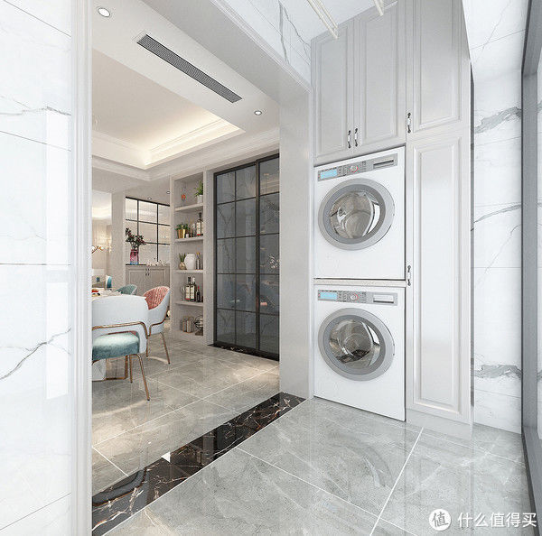 主卧室|发现一户很好看的混搭风，真的很有品味，入户就很惊艳，时尚精致