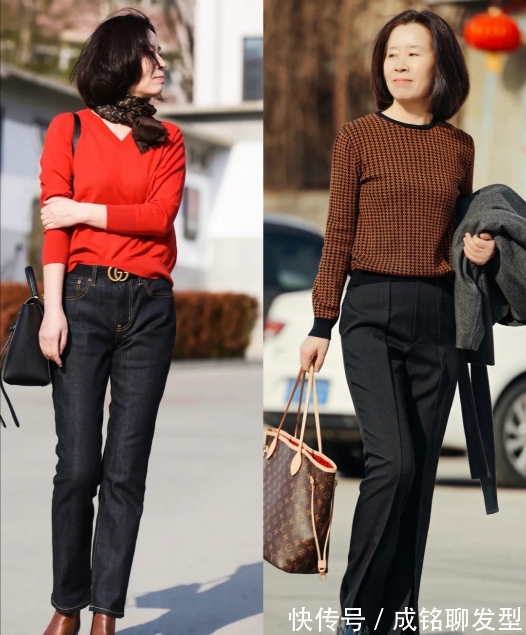 上衣 会穿的女人最显年轻,这位中年博主的减龄穿搭,精致优雅又显气质