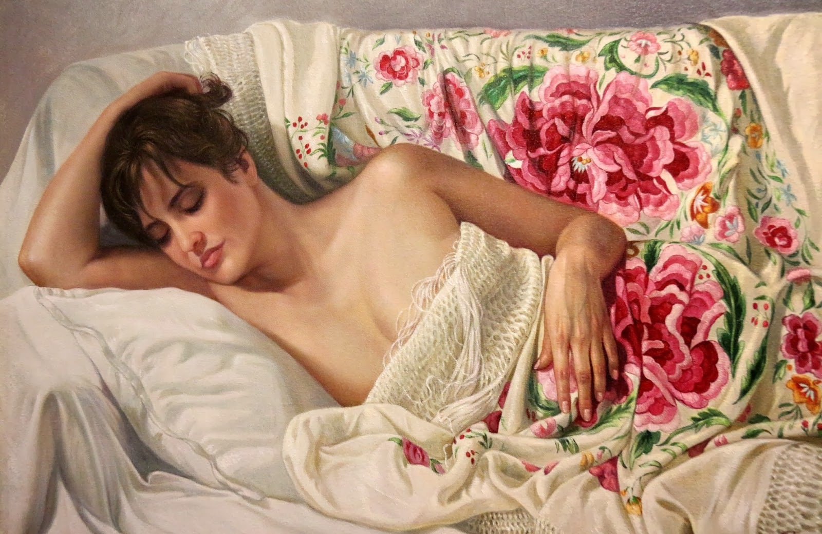 西班牙!西班牙艺术家 索莱达画中的女性,美丽动人!