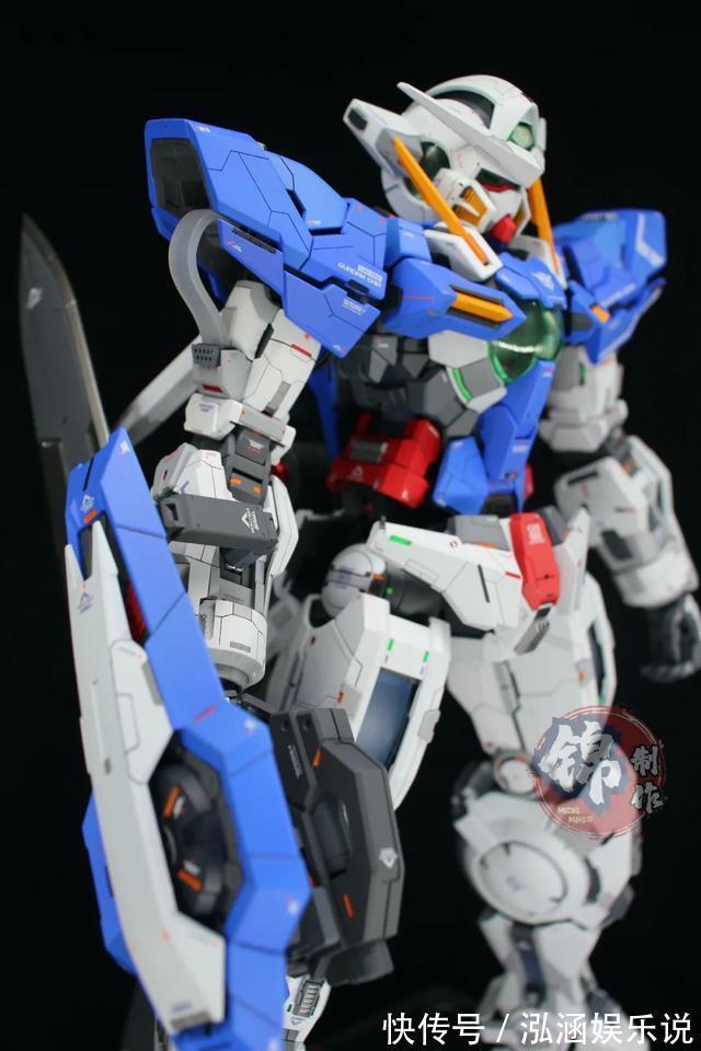 PG能天使|高达模型秀万代的PG能天使,作者超级认真