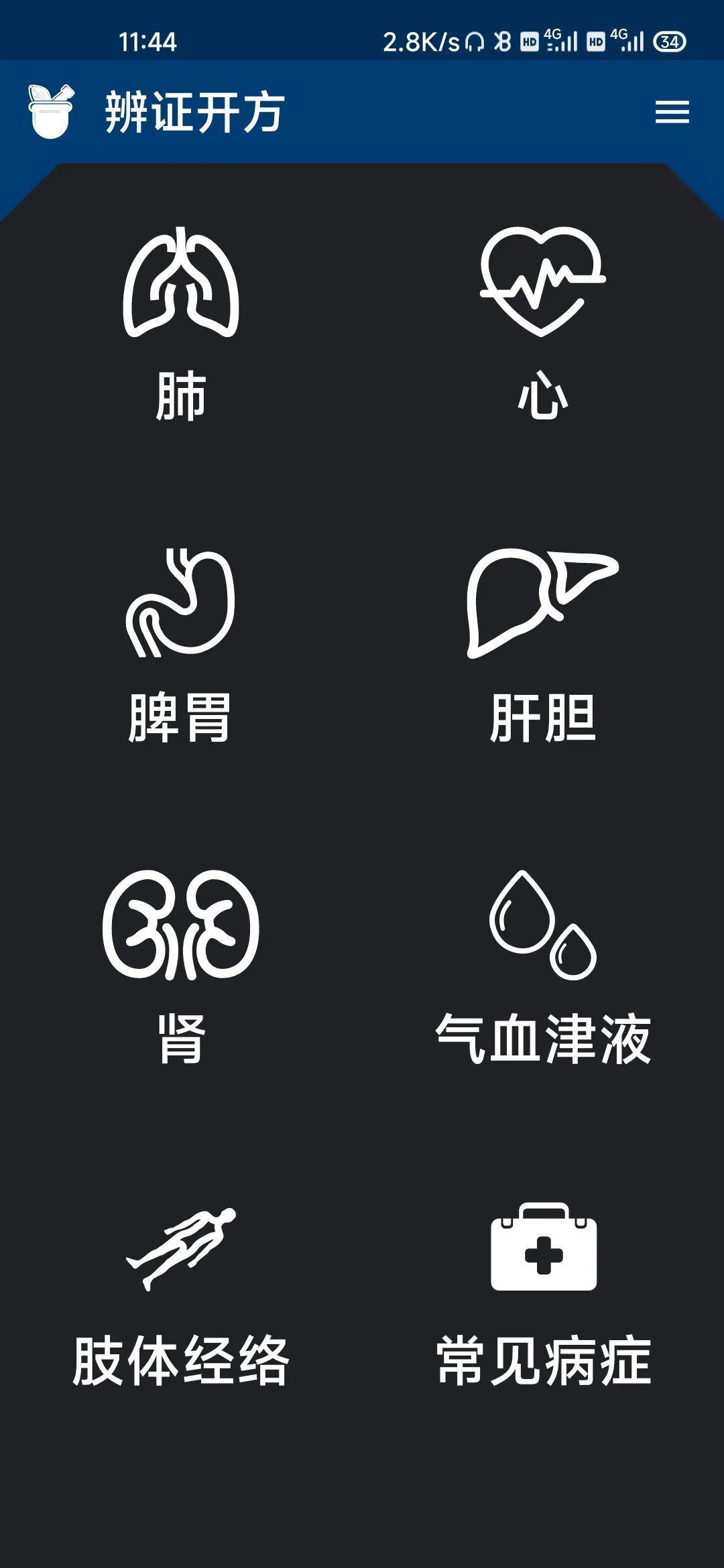 中医辨证开方App,去广告版,有病轻松查,长命百岁不是事!-HEU8