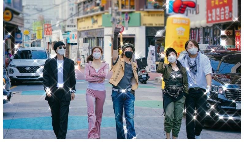 上巖洞出現(xiàn)的劉在石，鄭俊河，哈哈，申鳳善，美珠！