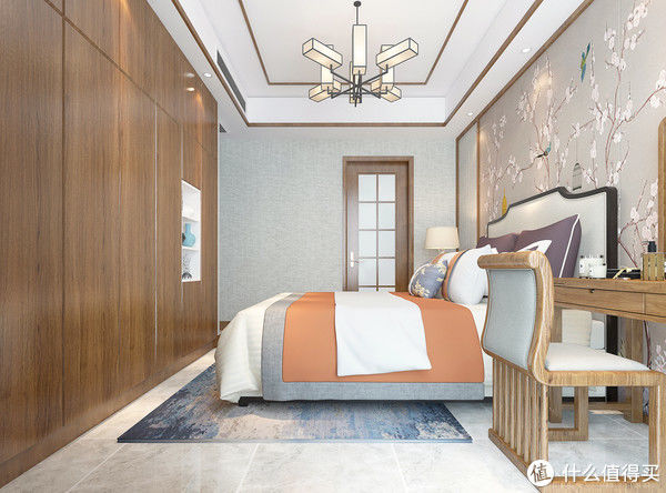 中式风格|横厅户型真的很舒服，看它的客厅就知道了，采光效果很好，有格调