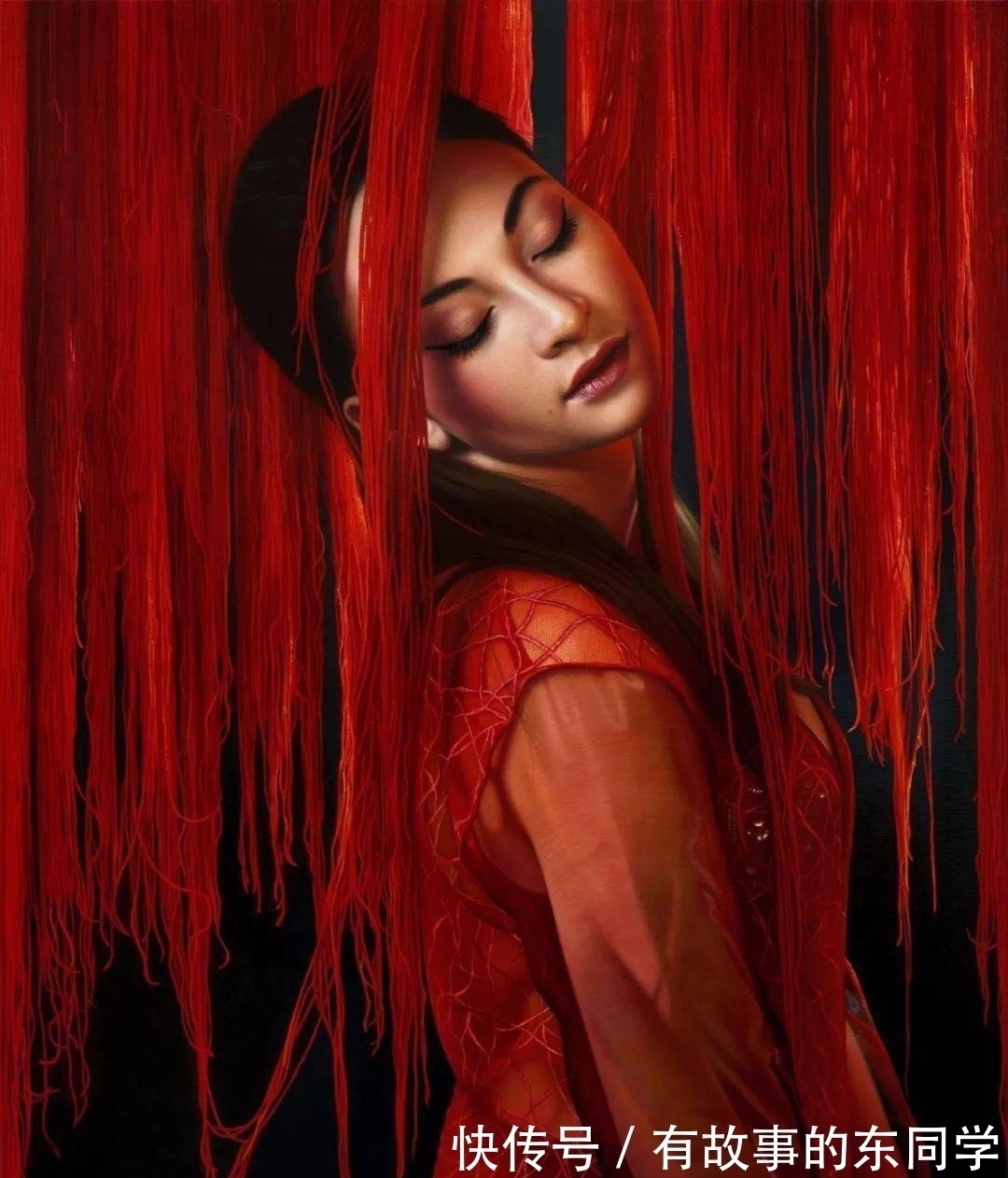 克洛斯#终极性感唯美,极致细节刻画——大师级别老奶奶的超写实神作