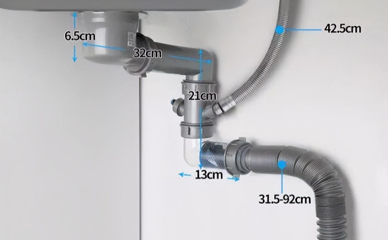 施工队|怪不得别人家厨房和卫生间这么整洁,原来下水管道是这么安装的