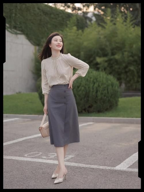 把米色穿对了，真的很优雅，充满了日系温柔风