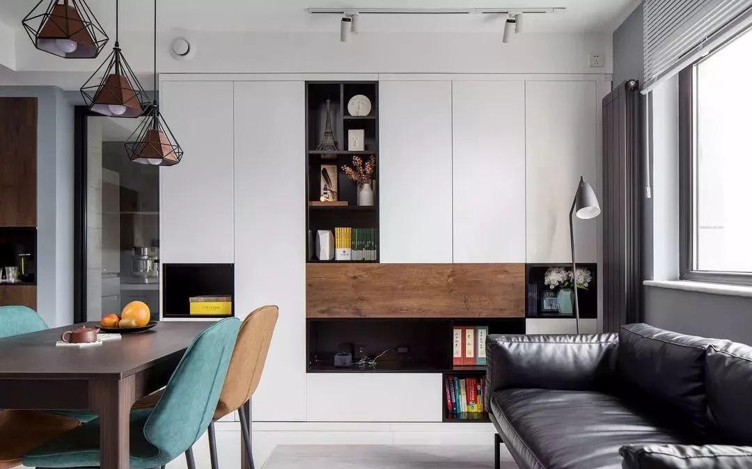 收纳|47平手枪户型巧改造，2室2厅1厨1卫，还有个让人羡慕的衣帽间！