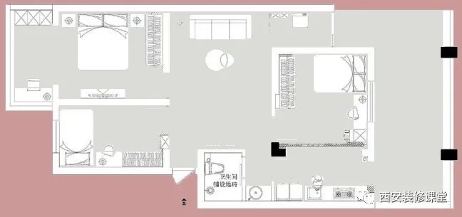 客餐厅|90㎡三室带露台，无餐厅、客厅用挂机，务实装修也能如此舒适