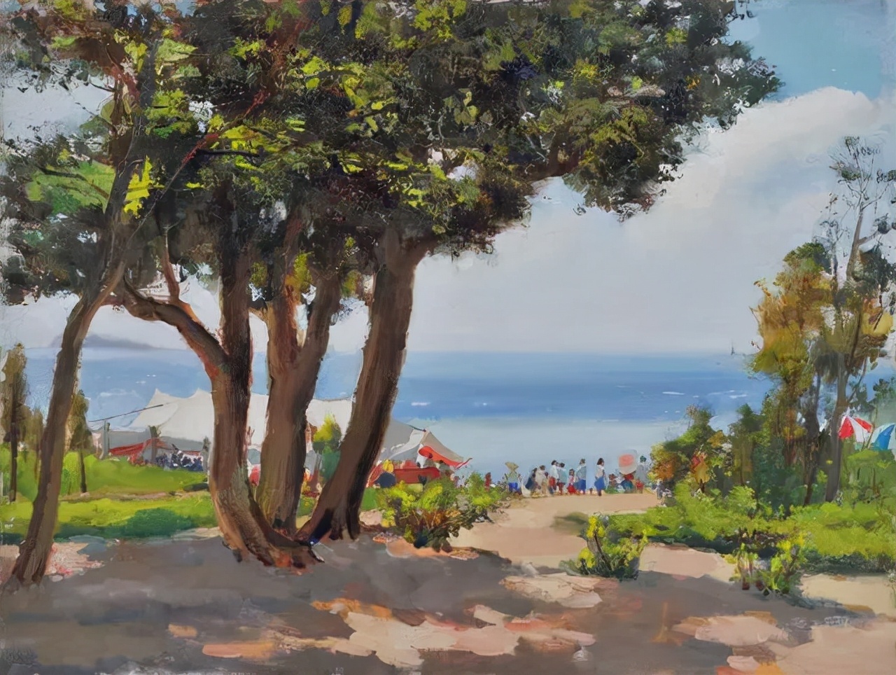 画稿!吴作人吴老先生画稿