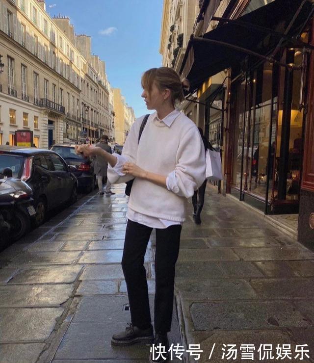 入秋的针织衫该怎么穿?女人来学学法式优雅风,浪漫和高级通通有