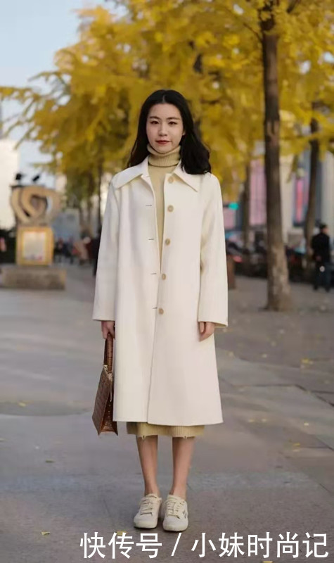 大衣|还在穿羽绒服? 大衣搭配裙装才是时髦 减龄还优雅