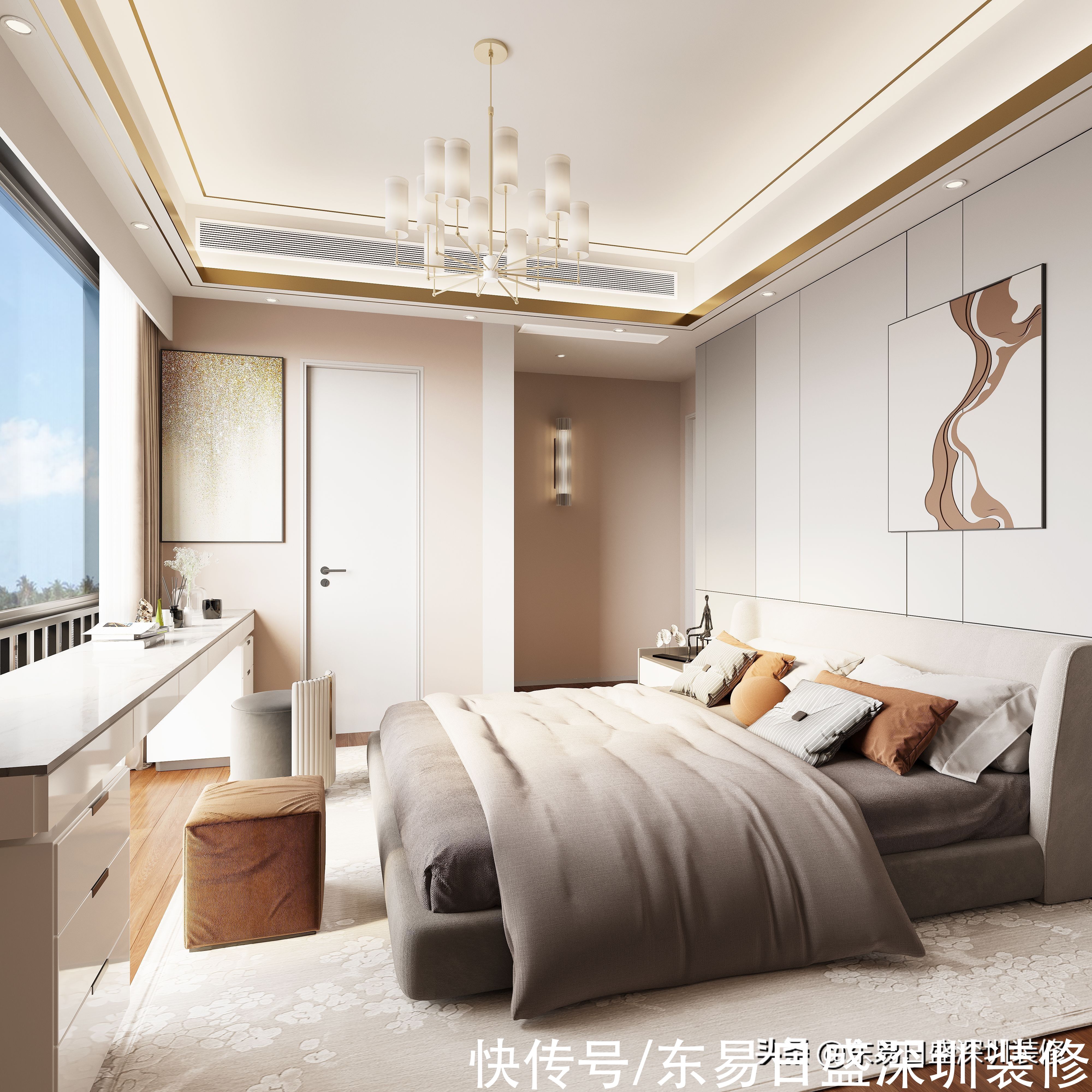 深圳|深圳装修：107㎡锦芦花园现代轻奢，20万装高级感十足