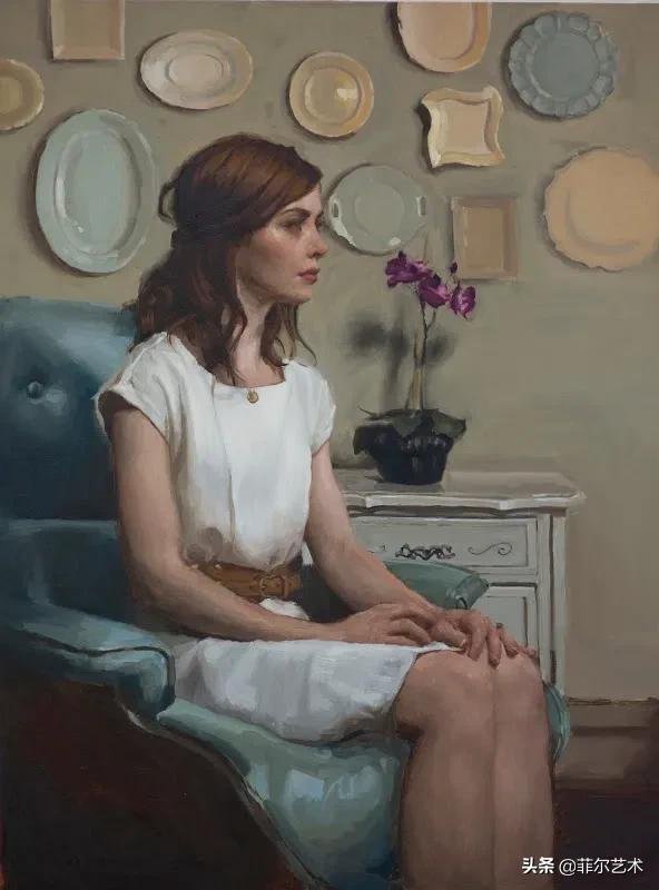 十九世纪|美国女艺术家玛丽·索尔的油画艺术作品欣赏