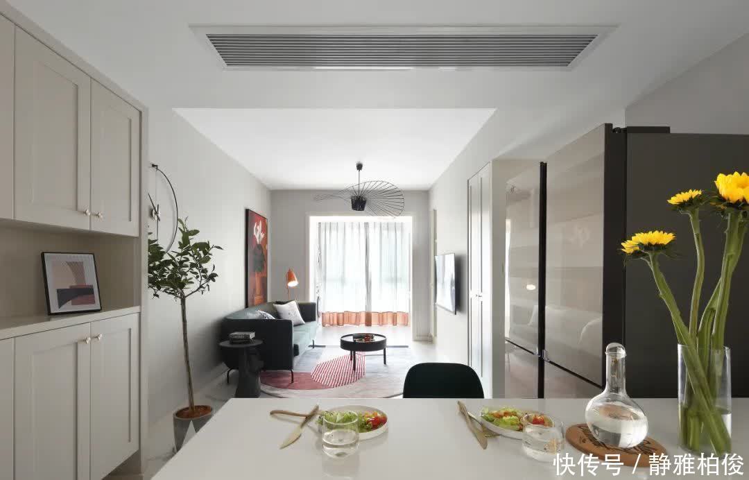 浴室柜|69㎡小户型这样装，简约却很有质感，性价比丝毫不输给大户型！