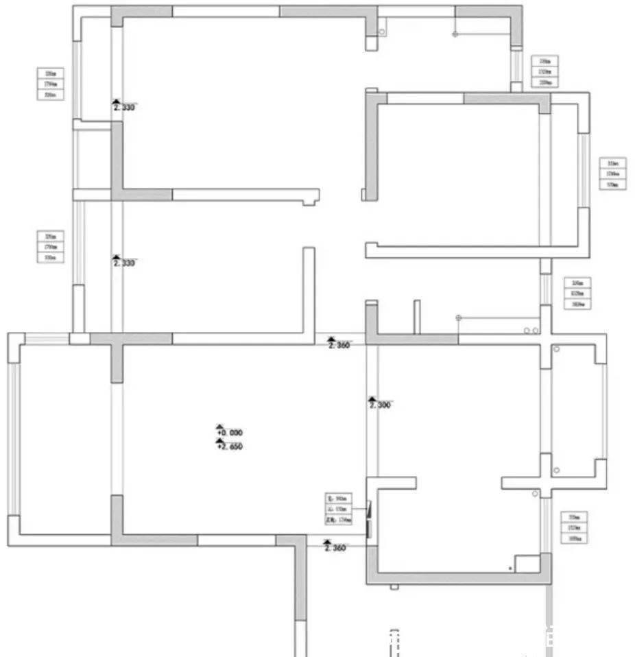 135平现代简美四室 开放式餐厨